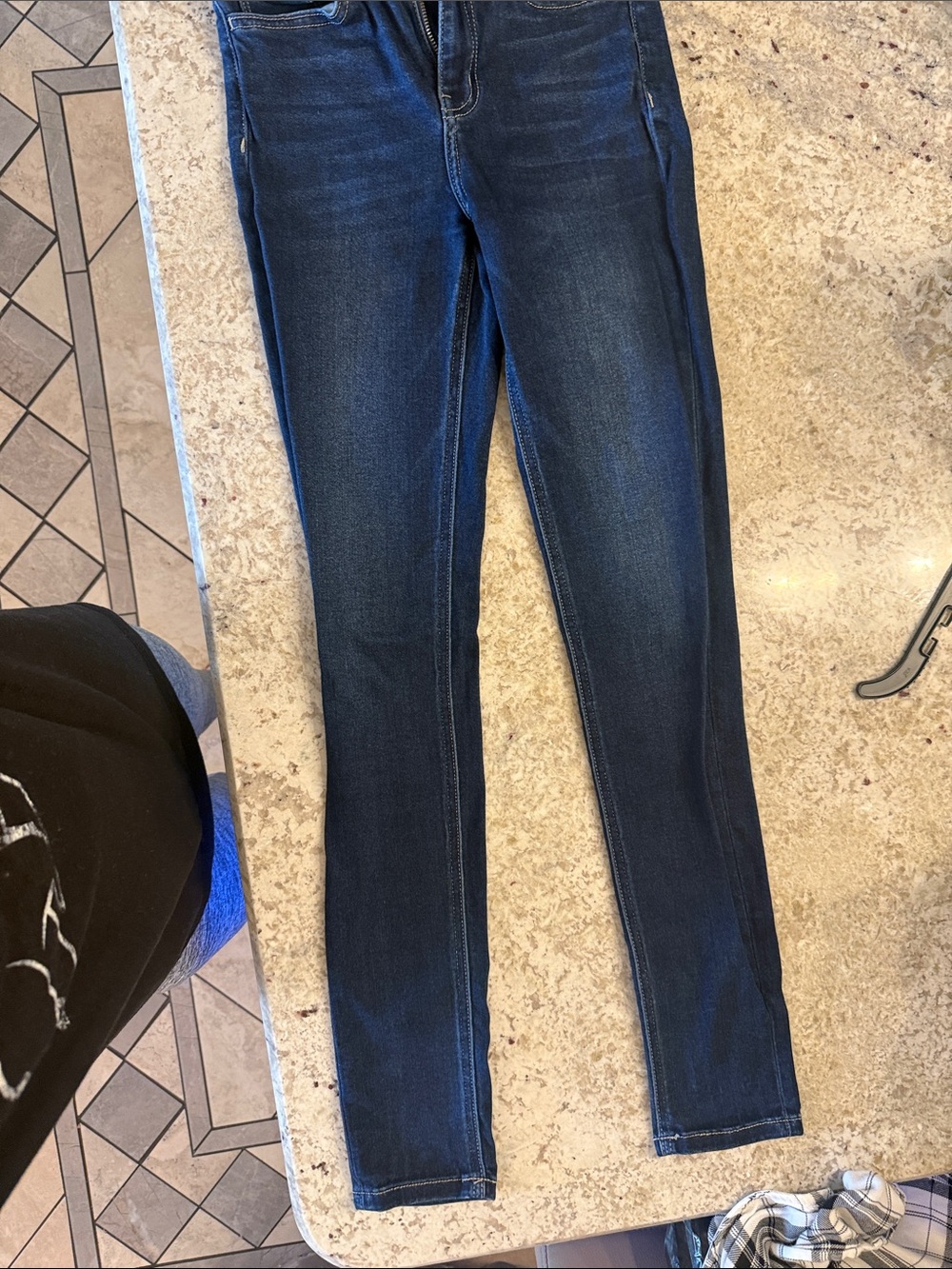 Flying Monkey Women's Dark Indigo Skinny Jeans